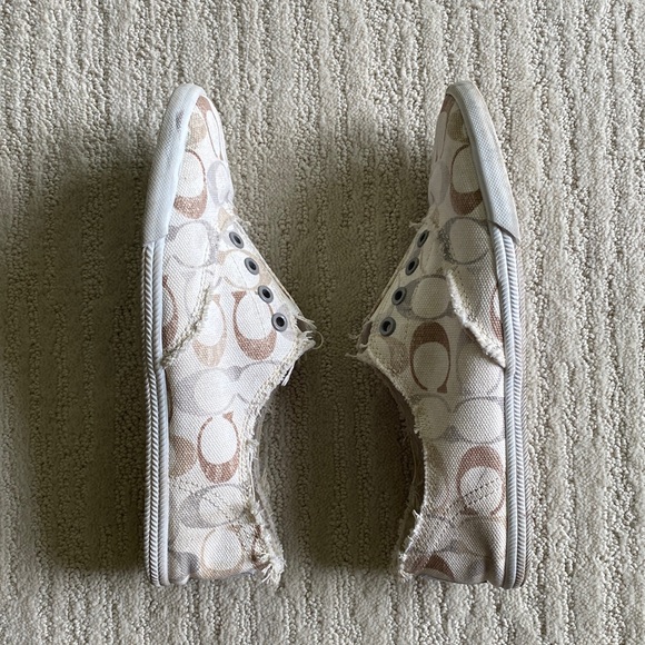 Coach Katie Slip On Signature Sneakers - Picture 9 of 11